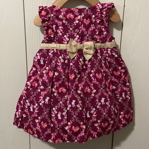 Gymboree Forest Fox Maroon Dress - Picture 4 of 7